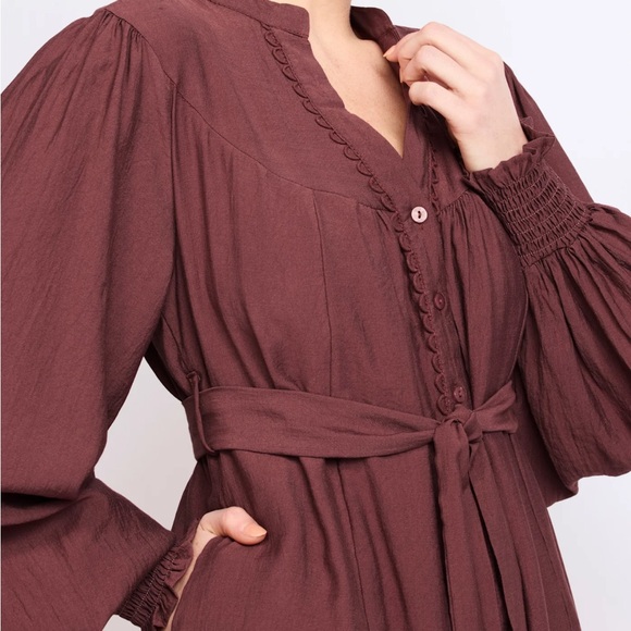 Petal & Pup Brown Mini Dress - Picture 3 of 6